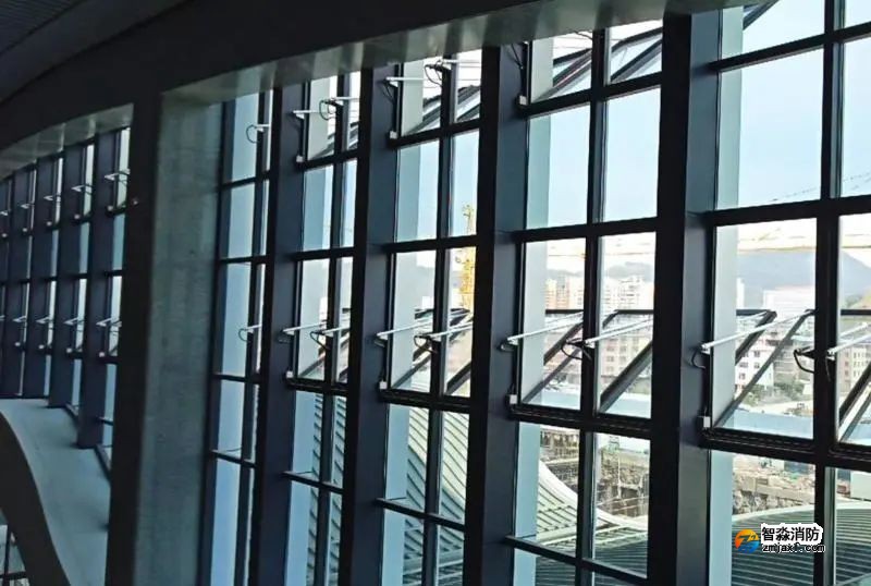 電動開窗機的現(xiàn)場安裝圖